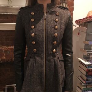 BCBGeneration Military Peplum Coat